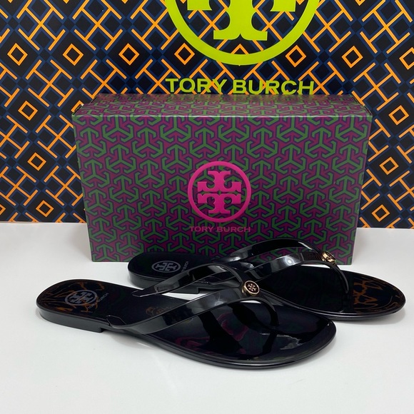 Tory Burch | Shoes | Tory Burch Studded Jelly Thong Sandal Tpu | Poshmark
